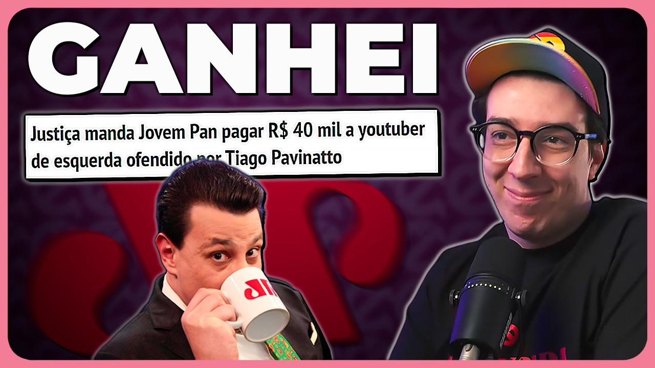 PROCESSEI A JOVEM PAN E GANHEI!