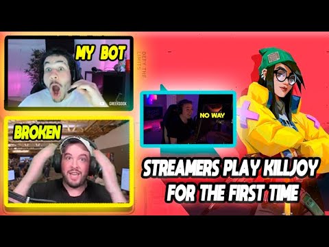 STREAMERS PLAY KILLJOY FOR THE FIRST TIME!  | Valorant Update