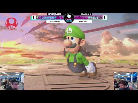 Luigikid64 (Luigi) vs WhyDo (ROB, Pyra/Mythra) -  Losers Quarter-Final  - Stargate #35