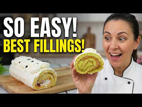 How to make Roll Cakes in Minutes & The BEST 9 FILLINGS