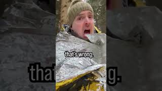 Survival Blanket - Gold or Silver will save your Life? 🤔🤔🤔