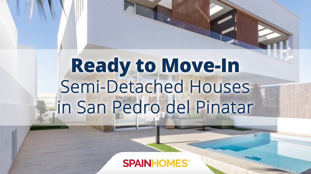 Chalets adosados listos para entrar a vivir en San Pedro del Pinatar