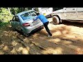 Passerger Car Stuck In Mud On Kanchanpur To Jalabasa Road Vloger Pk
