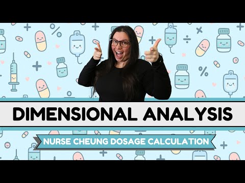 Dimensional Analysis for Beginners | Solve Any Nursing Math Problem