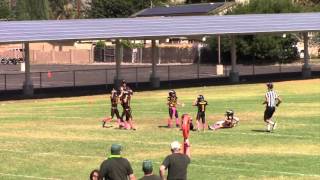 #7 RYAN DE LA MAZA INTERCEPTION SANTA CLARITA WARRIOR CHIEFS vs. SIMI VALLEY GREEN VIKINGS