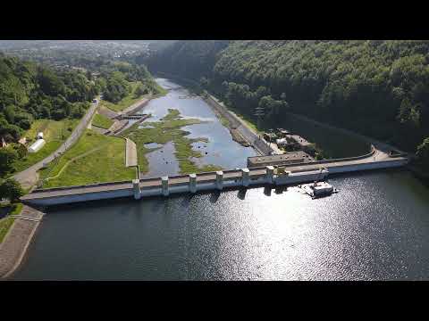 Zapora Porąbka latem 2021 4k