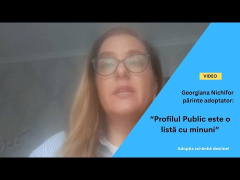Georgiana Nichifor - adopție de frați din Profilul Public
