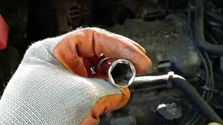 2003 Pontiac Aztec back spark plug removal 3.4 engine @helpwithacar