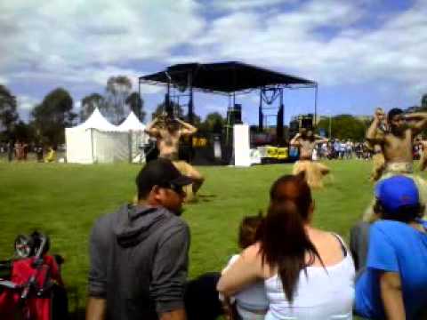 The meke boiiz at Fiji Day 2012