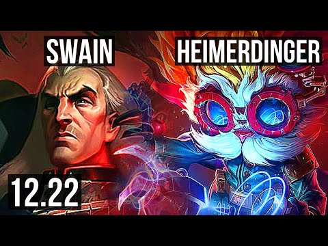 SWAIN & Kai'Sa vs HEIMER & Jhin (SUP) | Godlike, 300+ games | KR Master | 12.22