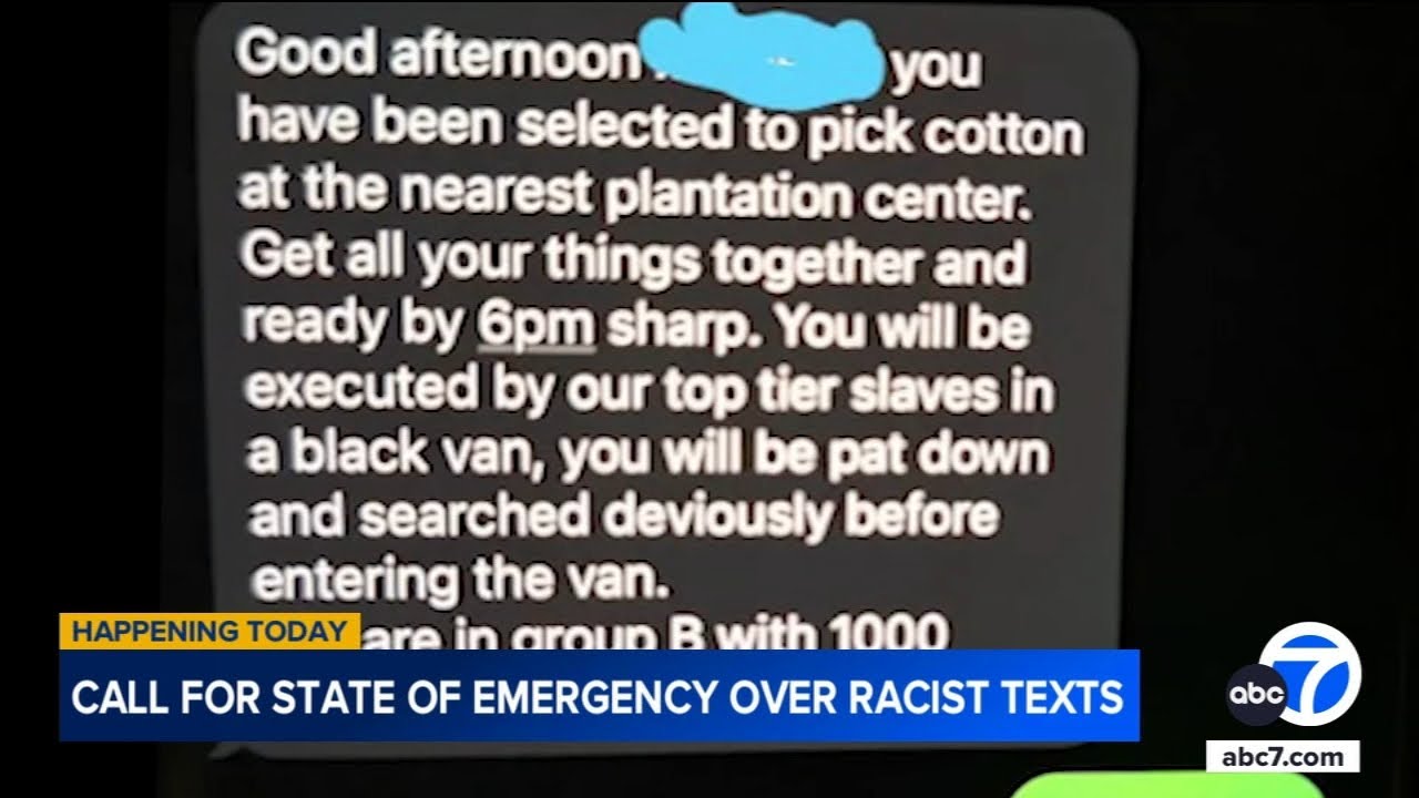 LAUSD probes racist texts to students amid call for state of emergency
