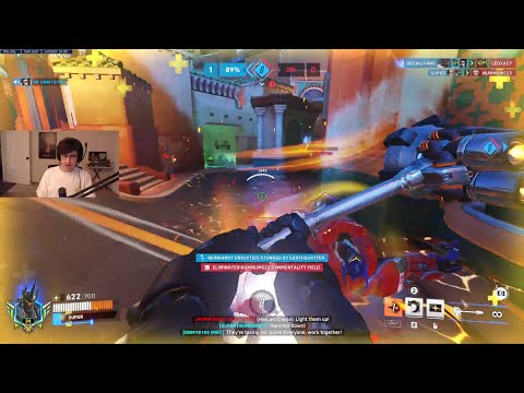 SUPER vs INFEKTED! REINHARDT GAMEPLAY OVERWATCH SEASON 18 TOP 500