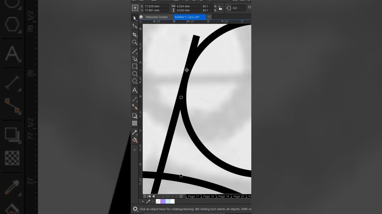 Easily convert your logo sketch to vector #coreldrawtutorial