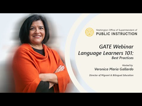GATE Equity Webinar: Language Learners 101: Supporting Best Practices