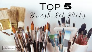 Affordable to Professional! 🤩 TOP 5 Favorite Budget-Friendly Watercolor Brush Sets! Part 2 of 3