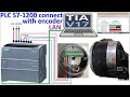 Incremental Encoder Connect With PLC S7 1200 And TIA Portal V17