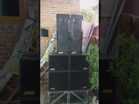 Tes mixer ashley fx12 dan speaker ashley 18,15