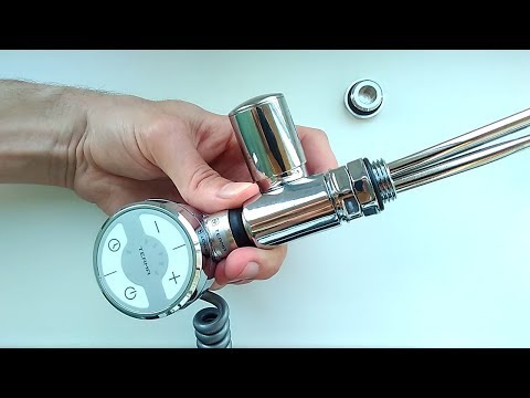 Угловой кран тройник под ТЭН Integra с американкой