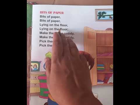 English Rhymes- Bits of paper