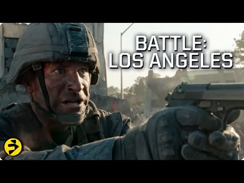 BATTLE: LOS ANGELES US Marines Take on the Alien Invasion | Action Scene