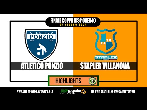 FINALE COPPA UISP OVER40 | ATL.PONZIO vs STAPLER VILLANOVA | #calcio #uisp #abruzzo