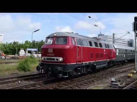 V 160 002 mit dem Zug der Erinnerung in Niedersachsen / 15.05.2016