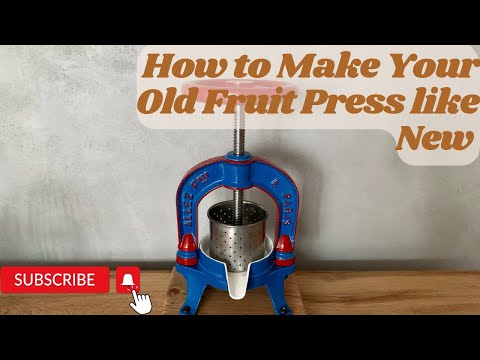 Restoration old fruit press Allez Frères à Paris