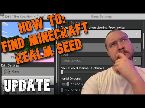 Swarly - Minecraft How to Find the Realm Seed on Bedrock