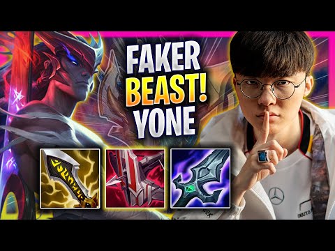 FAKER IS A BEAST WITH YONE! - T1 Faker Plays Yone MID vs Ryze! | Season 2025
