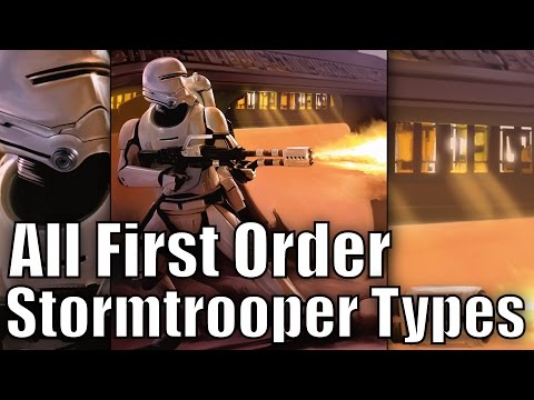 All First Order Stormtrooper Types and Variants