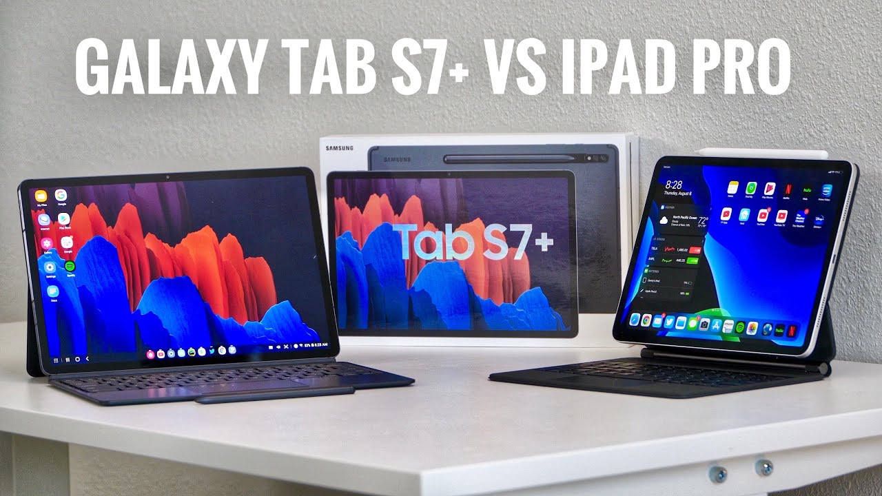 Samsung Galaxy Tab S7 Plus Unboxing vs iPad Pro Comparison!
