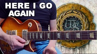 Download lagu Whitesnake - Here I Go Again | Guitar cover WITH TABS | mp3