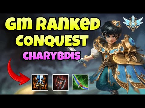 LA MEJOR BUILD PARA CHARYBDIS ADC SEASON 10 | TottiGR | GRANDMASTER RANKED CONQUEST S10 🔥