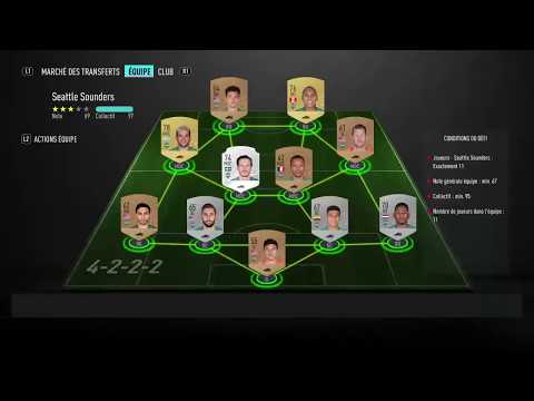 FIFA20 SBC / DCE LIGUE MAJOR LEAGUE SOCCER - SEATTLE SOUNDERS - SOLUTION PAS CHER