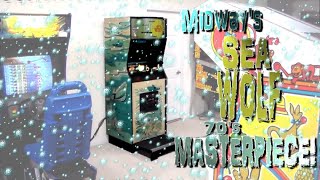 The Famous 1976 Midway Sea Wolf Arcade Cabinet !  This Thing Is A Complete Survivor!!!!