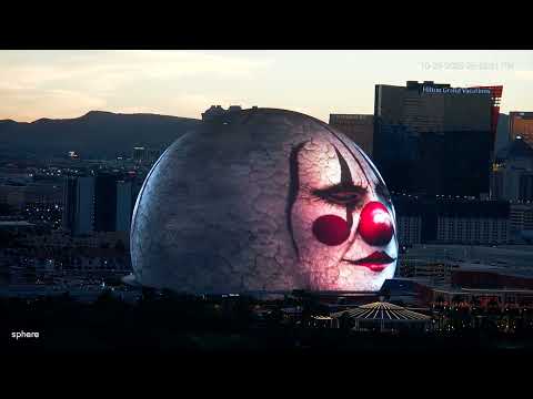 🎃 Las Vegas Sphere Cam Halloween 2025: Spooky Light & Multimedia Show
