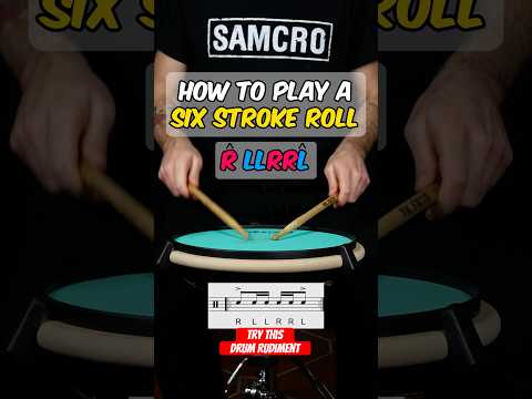 Essential Drum Rudiment : The Six Stroke Roll 🥁