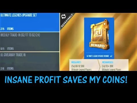 Madden 18: Opening 2 UL Legend Upgrade Packs! Insane Profit Fixes My "GAMECHANGER" Mistake