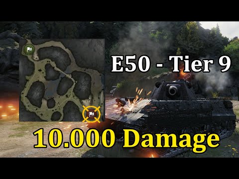 10k dmg with tier 9 MT - Defense position on Mountain pass (South) 🏆🏆🏆