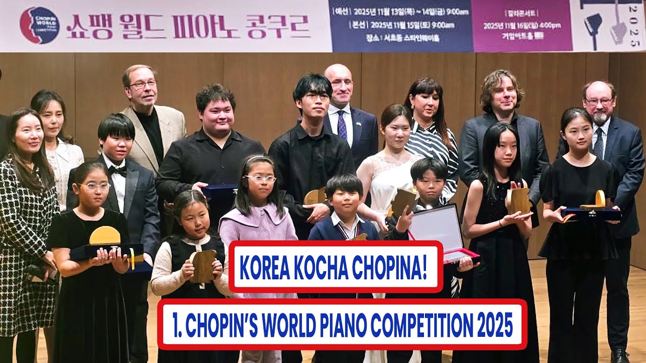 🇵🇱🎹 Chopin podbija Seul! Gala Chopin’s World Piano Competition 2025 | Korea kocha polską muzykę!