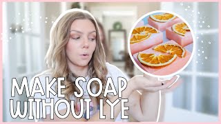 HOW TO MAKE SOAP WITHOUT LYE | soap making products for beginners