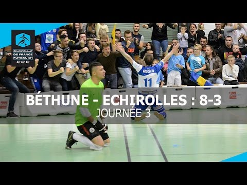 J3 : Bethune Futsal - Echirolles Picasso (8-3), le résumé