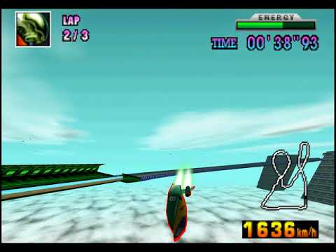 [TAS] Backwards F-Zero X Custom Track: Smooth Clouds 8 - Peril