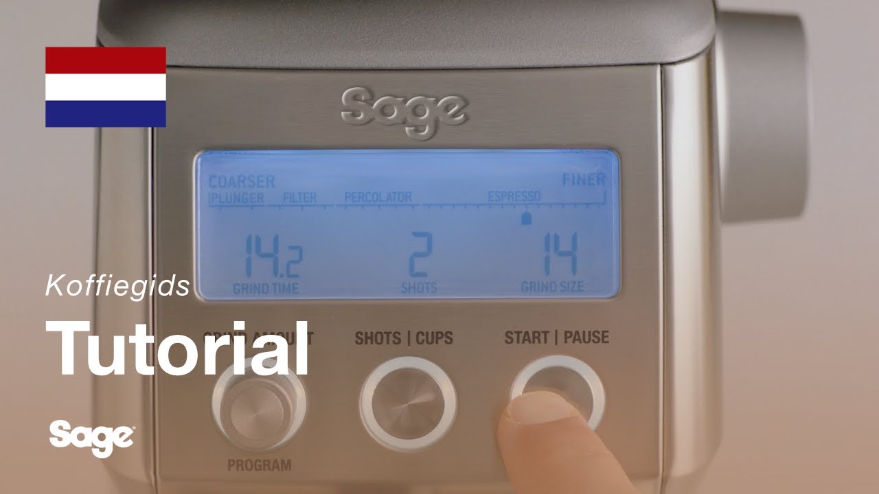 Instructiegids Breville koffie - Hoe je de Smart Grinder™ Pro gebruikt