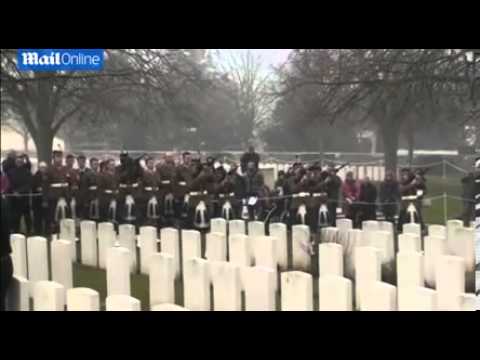 Soldiers who fell at Battle of Loos are buried a century later