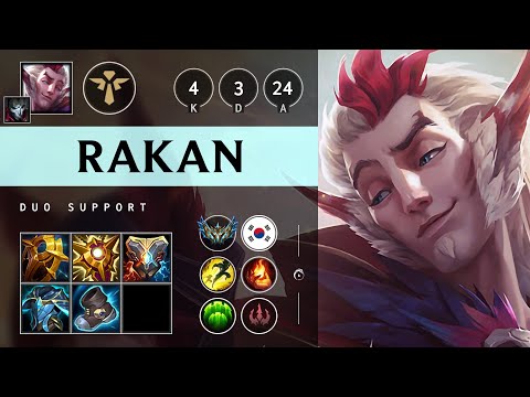 Rakan Support vs Nautilus: Vision Controller - KR Challenger Patch 14.21
