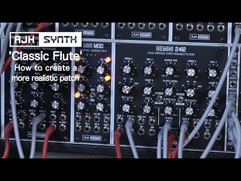 'Classic Flute' - How to create a more realistic all-analog patch than Classic vintage preset synths