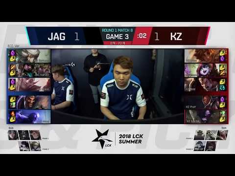 JAG (Kakao Camille) vs KZ (Khan Darius) Game 3 Highlights   2018 LCK Summer W1D3