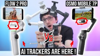 2025's Ultimate Phone Gimbal Showdown! - Insta360 Flow 2 Pro VS DJI OM7P (In-Depth Comparison)