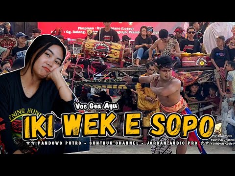PANDOWO PUTRO IKI WEK E SOPO GEA AYU LAGU JARANAN TERBARU JORDAN AUDIO